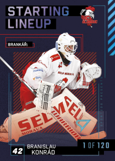 Konrád Branislav Starting Lineup 1of120 Tipsport extraliga 23/24 #43