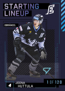 Huttula Joona Starting Lineup 1of120 Tipsport extraliga 23/24 #50