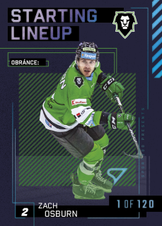 Osburn Zach Starting Lineup 1of120 Tipsport extraliga 23/24 #56