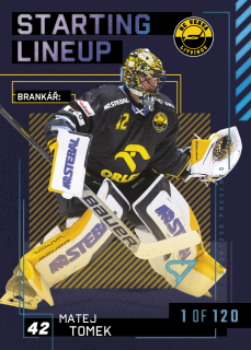 Tomek Matěj Starting Lineup 1of120 Tipsport extraliga 23/24 #61