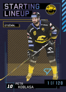 Koblasa Petr Starting Lineup 1of120 Tipsport extraliga 23/24 #65