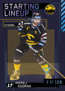 Kudrna Andrej Starting Lineup 1of120 Tipsport extraliga 23/24 #66