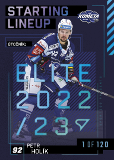 Holík Petr Starting Lineup 1of120 Tipsport extraliga 23/24 #89