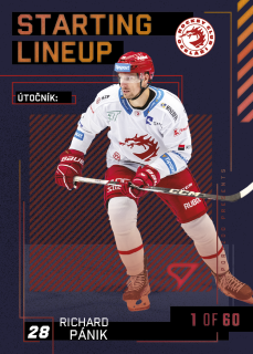 Pánik Richard Starting Lineup 1of60 Tipsport extraliga 23/24 #4