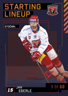 Eberle Jan Starting Lineup 1of60 Tipsport extraliga 23/24 #10