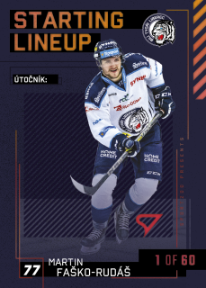 Faško-Rudáš Martin Starting Lineup 1of60 Tipsport extraliga 23/24 #34