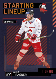 Rašner Alex Starting Lineup 1of60 Tipsport extraliga 23/24 #45