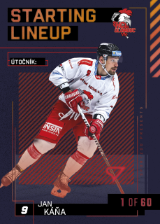 Káňa Jan Starting Lineup 1of60 Tipsport extraliga 23/24 #46