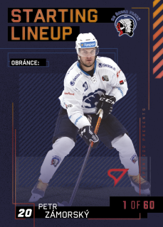 Zámorský Petr Starting Lineup 1of60 Tipsport extraliga 23/24 #69