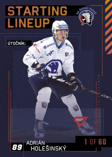 Holešinský Adrián Starting Lineup 1of60 Tipsport extraliga 23/24 #70