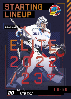 Stezka Aleš Starting Lineup 1of60 Tipsport extraliga 23/24 #85