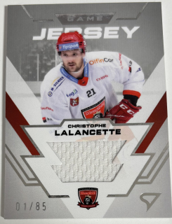 Game Jersey Lalancette Christophe 1/85 Tipsport Extraliga 23/24