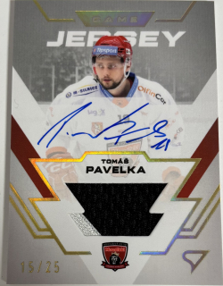 Game Jersey Auto Pavelka Tomáš 15/25 Tipsport Extraliga 23/24