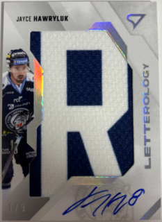 Letterology Hawryluk Jayce R 1/9 Tipsport Extraliga 23/24