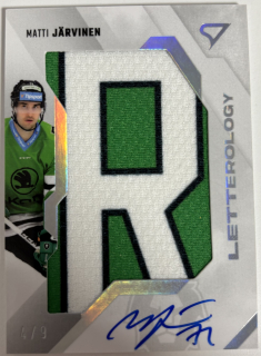 Letterology Järvinen Matti R 4/9 Tipsport Extraliga 23/24