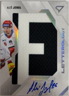 Letterology Jergl Aleš E 1/9 Tipsport Extraliga 23/24