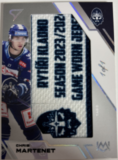 Unique Mark Martenet Chris Tags 1/1 Tipsport Extraliga 23/24