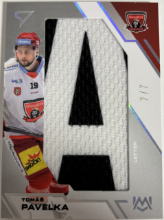 Unique Mark Pavelka Tomáš 7/7 Letter Tipsport Extraliga 23/24