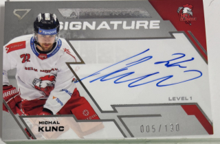 Kunc Michal Authentic Signature 5/130 Tipsport extraliga 23/24