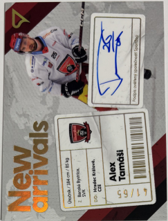 Tamáši Alex New Arrival Signature 41/65 Tipsport extraliga 23/24