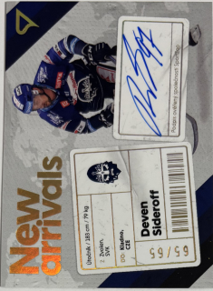Sideroff Deven New Arrival signature 65/65 Tipsport extraliga 23/24 #10