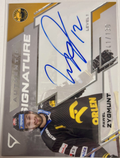 Zygmunt Pawel Authentic Signature 41/130 Tipsport extraliga 23/24