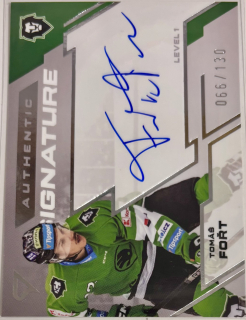 Fořt Tomáš Authentic Signature 66/130 Tipsport extraliga 23/24