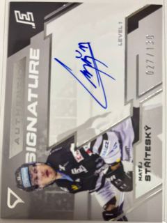 Stříteský Matěj Authentic Signature 27/130 Tipsport extraliga 23/24