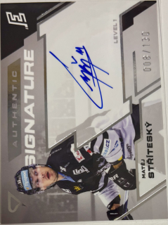 Stříteský Matěj Authentic Signature 8/130 Tipsport extraliga 23/24