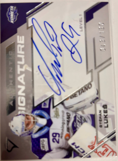 Lukeš Štěpán Authentic Signature 43/130 Tipsport extraliga 23/24