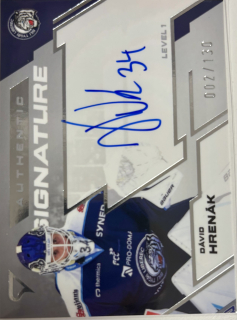 Hrenák Dávid Authentic Signature 02/130 Tipsport extraliga 23/24