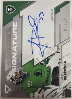 Růžička Jan Authentic Signature 5/40 Tipsport extraliga 23/24