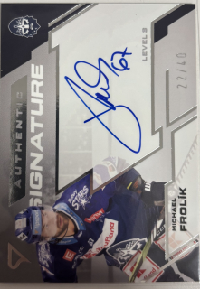 Frolík Michael Authentic Signature 22/40 Tipsport extraliga 23/24