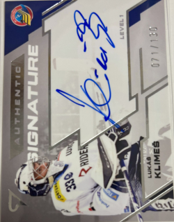 Klimeš Lukáš Authentic Signature 71/130 Tipsport extraliga 23/24