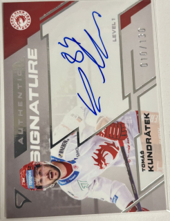 Kundrátek Tomáš Authentic Signature 10/130 Tipsport extraliga 23/24
