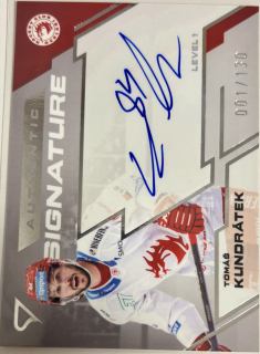 Kundrátek Tomáš Authentic Signature 1/130 Tipsport extraliga 23/24