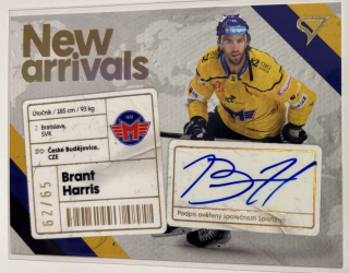 Harris Brant New Arrival signature 62/65 Tipsport extraliga 23/24