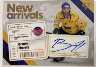Harris Brant New Arrival signature 20/65 Tipsport extraliga 23/24