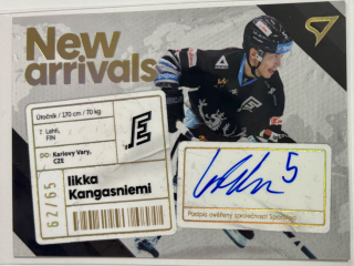 Kangasniemi Iikka New Arrival signature 62/65 Tipsport extraliga 23/24