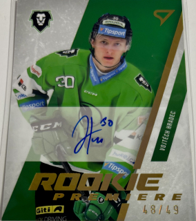 Hradec Vojtěch Rookie Premiere Signature 48/49 Tipsport extraliga 23/24 
