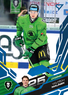 Malínek Vojtěch Azure Blue Tipsport extraliga 25/26 #120