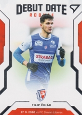 Čihák Filip Debut date rookie 20-21 Fortuna Liga #12