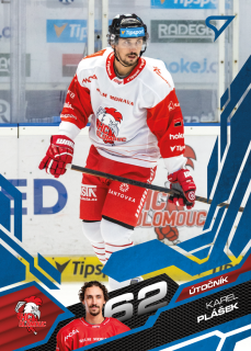 Plášek Karel Azure Blue Tipsport extraliga 25/26 #252