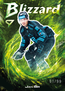 Šír Jan Blizzard Forest Green 88/99 Tipsport extraliga 25/26 #17