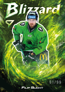 Suchý Filip Blizzard Forest Green 55/99 Tipsport extraliga 25/26 #23
