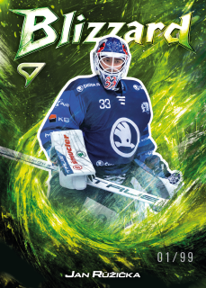 Růžička Jan Blizzard Forest Green 89/99 Tipsport extraliga 25/26 #30