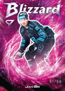 Šír Jan Blizzard Coral Pink 08/60 Tipsport extraliga 25/26 #17