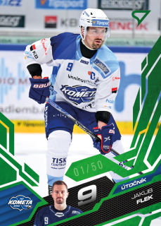 Flek Jakub Emerald Green 02/50 Tipsport extraliga 25/26 #10