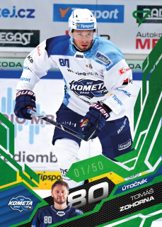 Zohorna Tomáš Emerald Green 23/50 Tipsport extraliga 25/26 #18