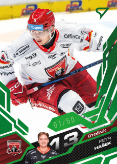 Hašek Petr Emerald Green 02/50 Tipsport extraliga 25/26 #62